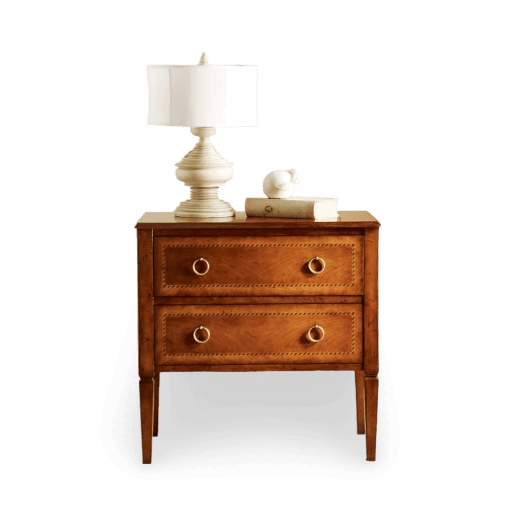 Two Drawer Fruitwood Commode