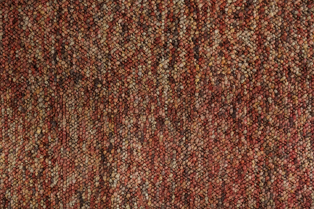 Berkeley Transitional Abstract Brown Orange Red Area Rug (8' x 11')