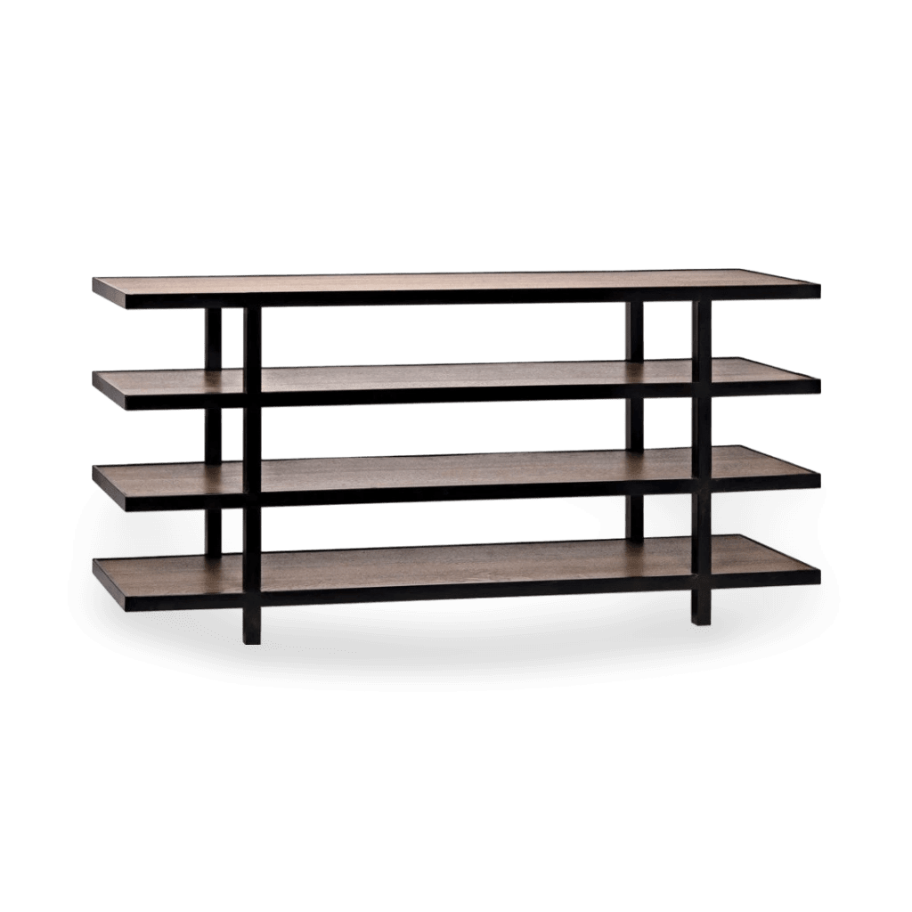 Sima Shelving Unit, Dark Walnut