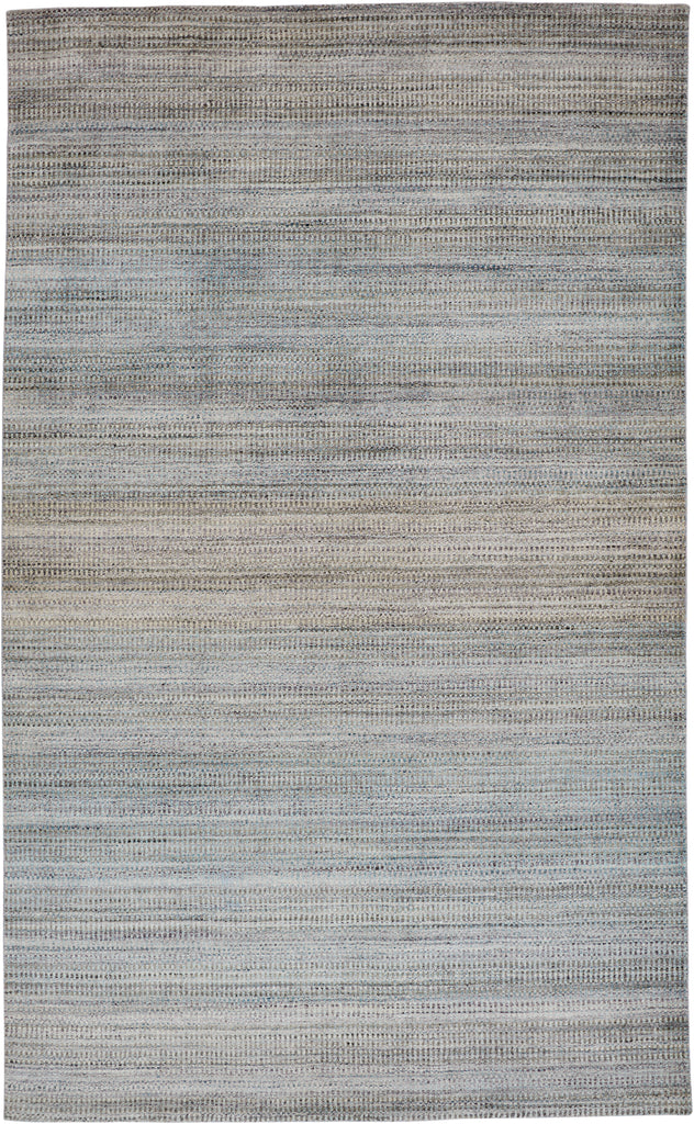 Milan Modern Gradient Ombre Blue Gray Purple Area Rug (9'6" x 13'6")