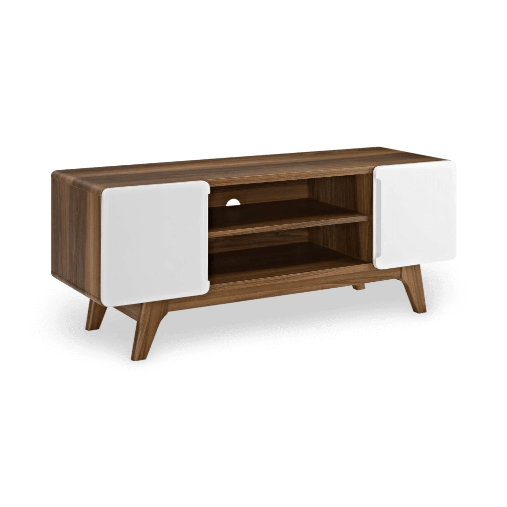 Tread 47" TV Stand in Walnut White