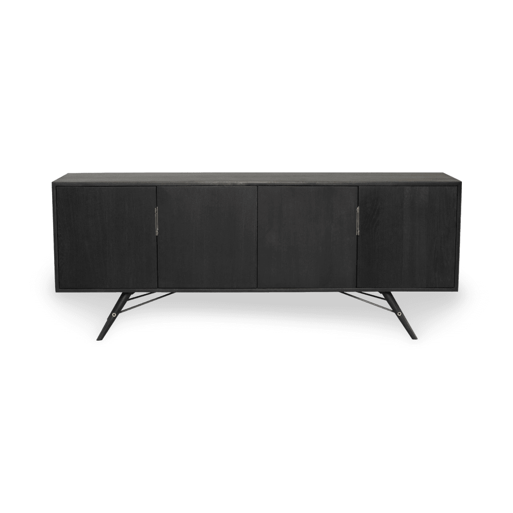 Piper Sideboard Cabinet - Ebonized, 78.8in