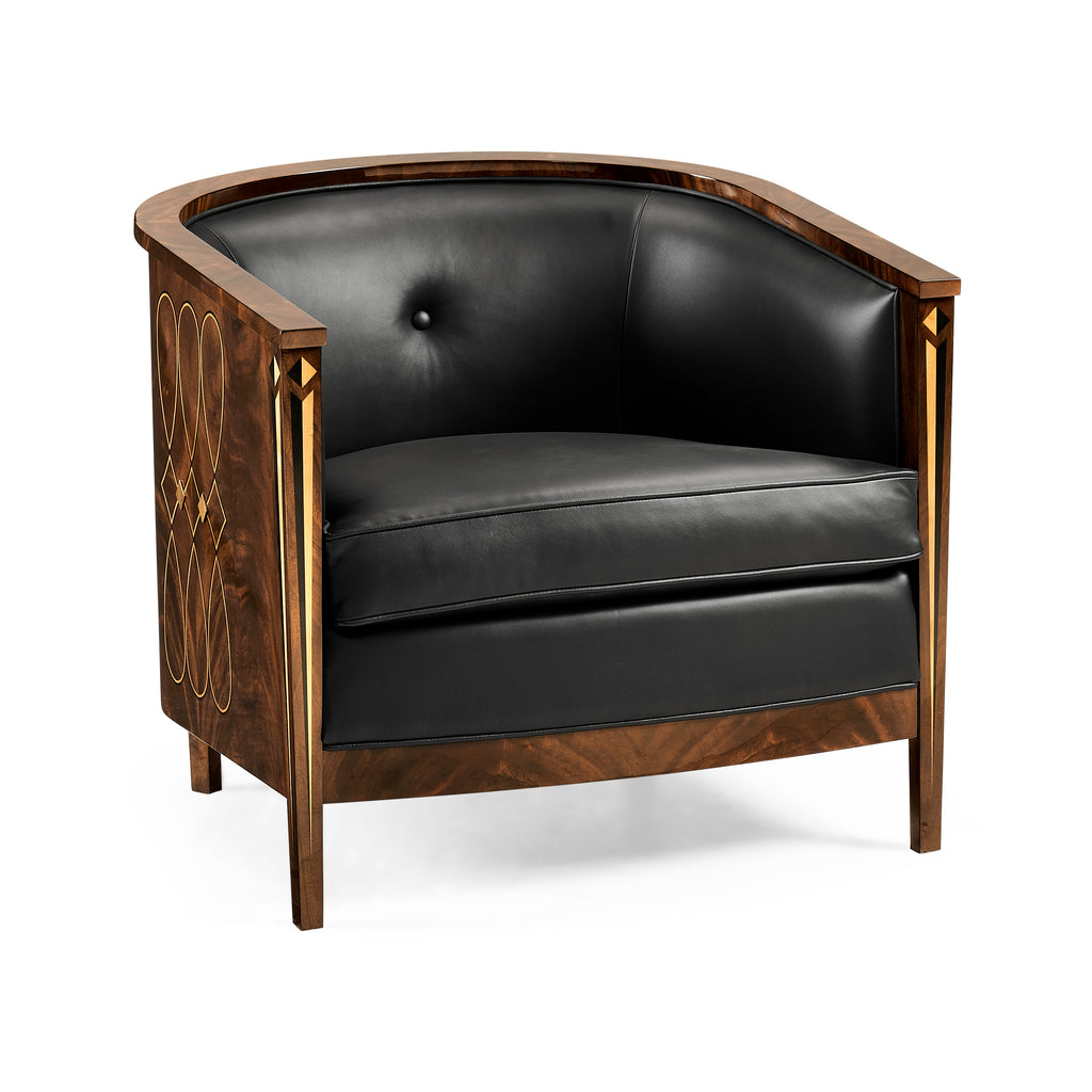 Tribeca Knightbridge Leather Tub Chair