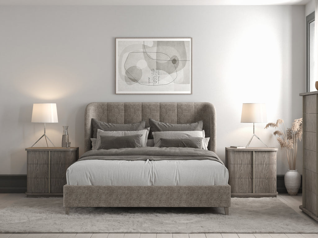 Vault Upholstered Shelter Bed