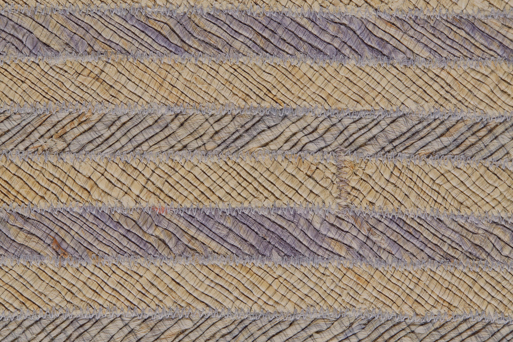 Bermuda Transitional Stripes Tan Blue Taupe Area Rug (2' x 3')