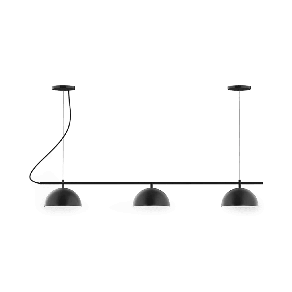 3-Light Linear Axis Chandelier, Black - CHA431-41