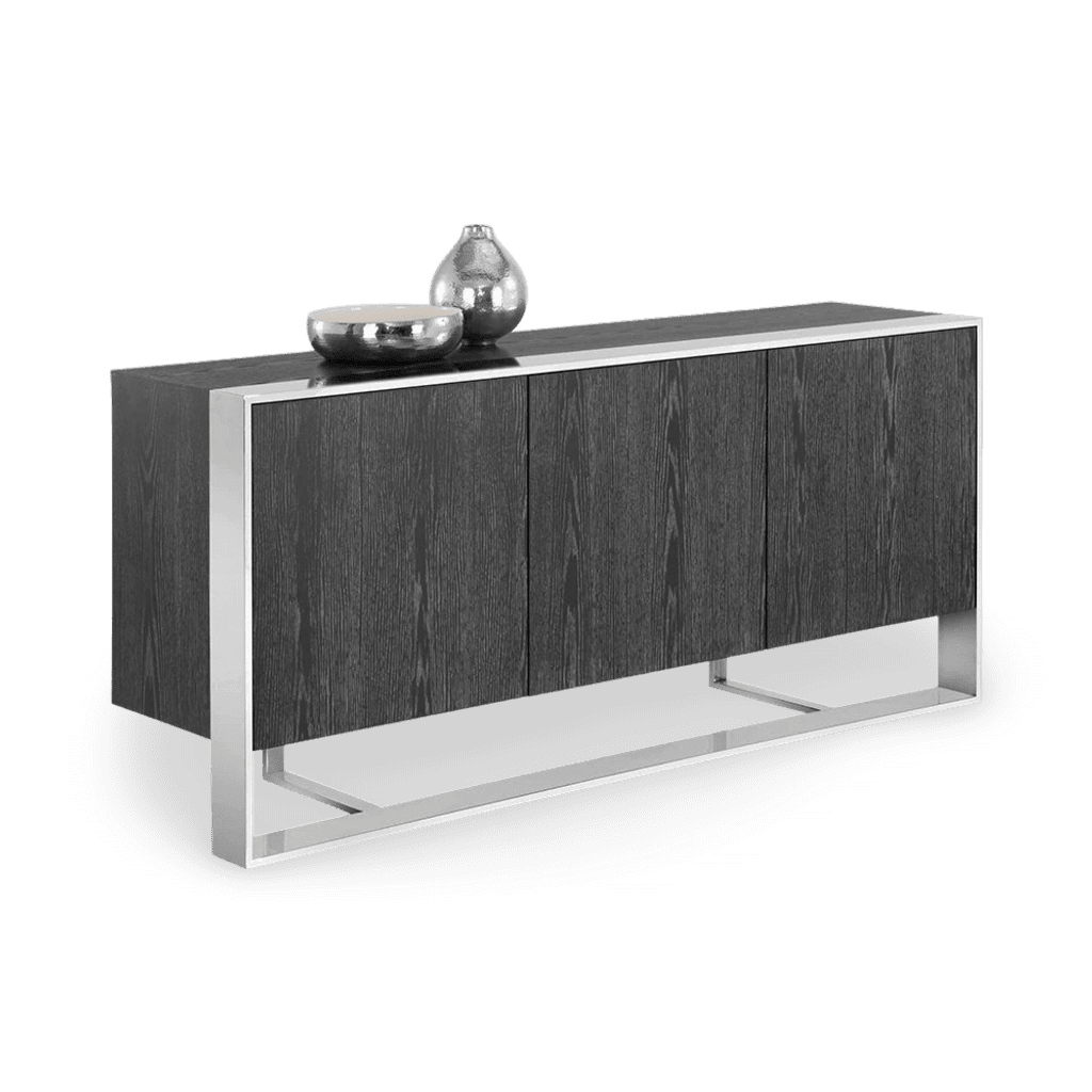 Dalton Sideboard - Stainless Steel - Grey