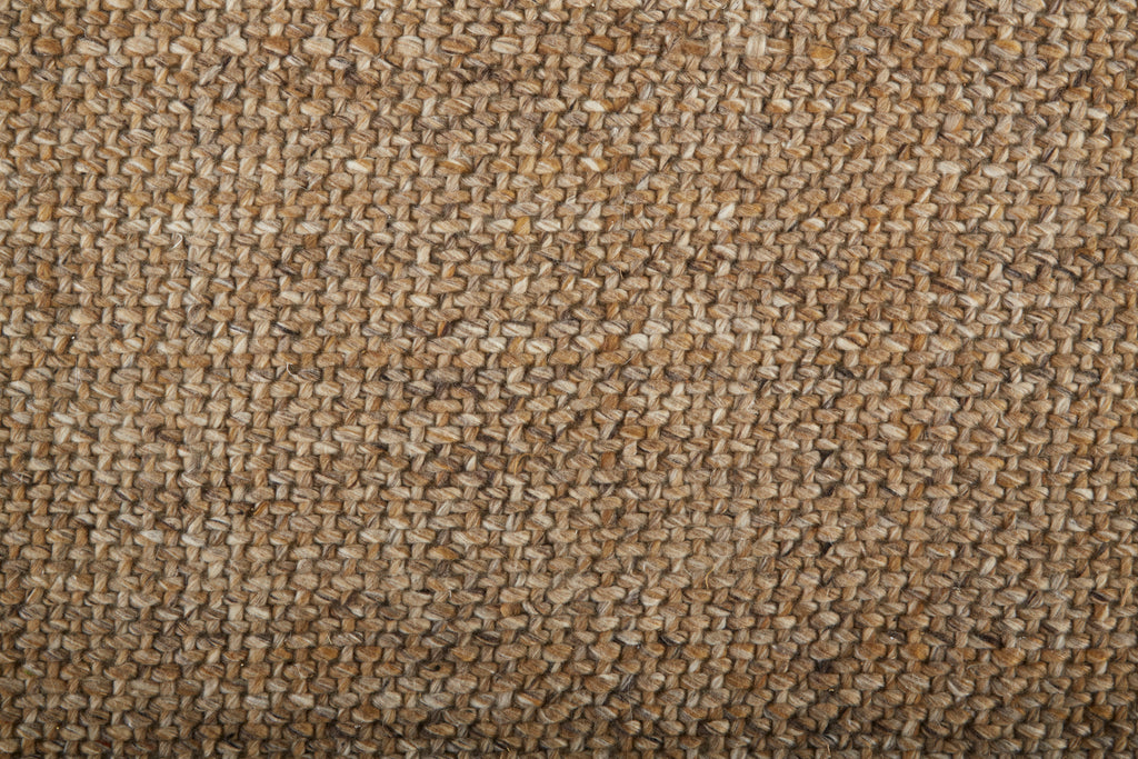 Naples Transitional Solid Brown Area Rug (8' x 10')