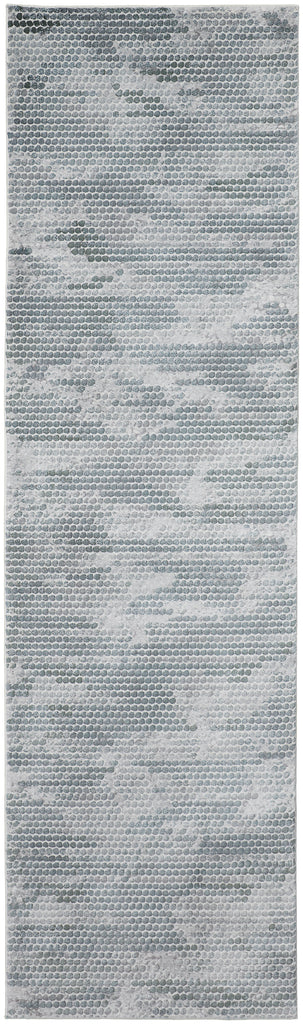 Atwell Transitional Abstract Blue Gray Area Rug (2'8" x 10')