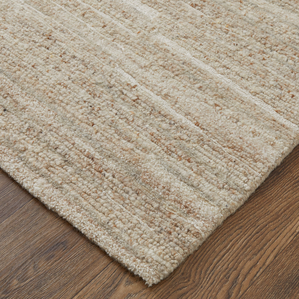 Navaro Modern Distressed Ivory Area Rug (3'6" x 5'6")