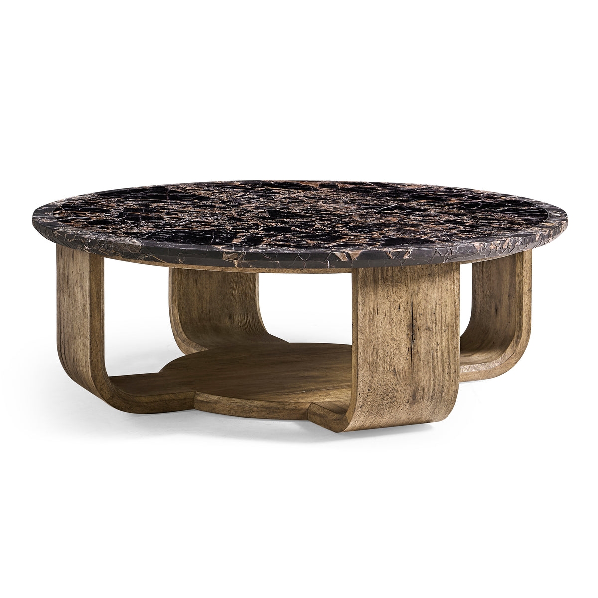 Stone Ridge Round Marble Cocktail Table