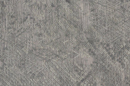 Elias Modern Abstract Gray Area Rug (2' x 3')