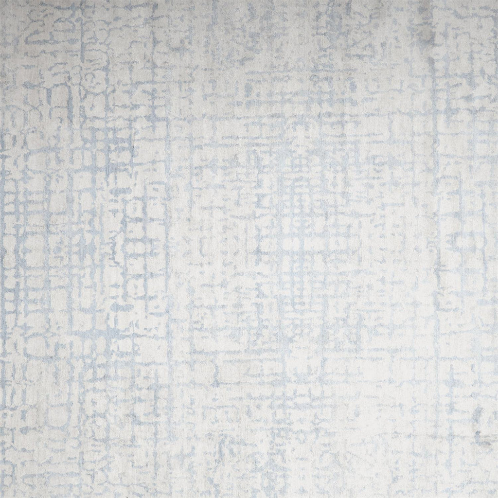 Leif Transitional Distressed Blue Ivory Area Rug (7'9" x 9'9")