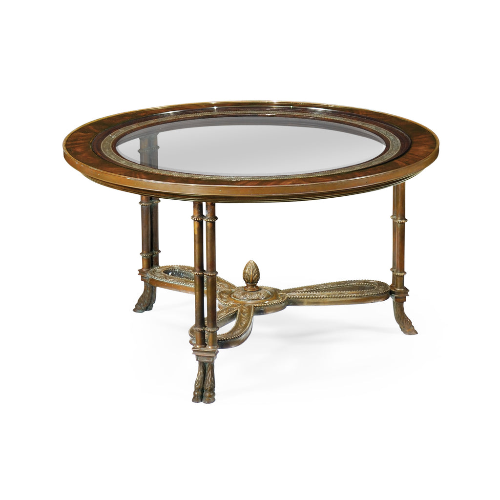 Windsor Napoleon III Brass Base Cocktail Table