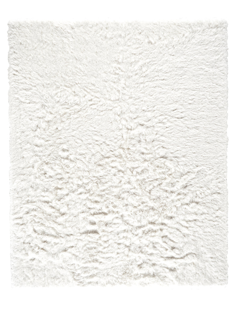 Harlington Modern Solid White Area Rug (1'8" x 2'10")