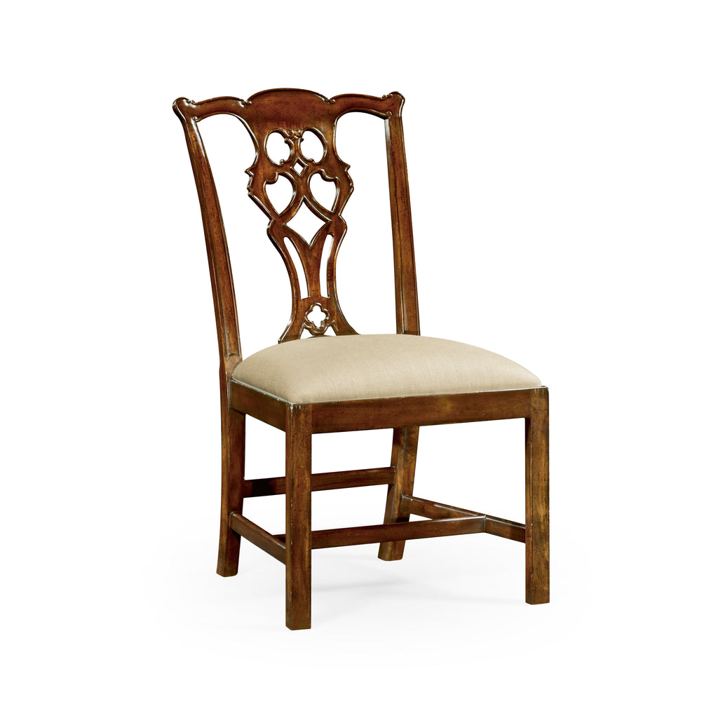 Curated Chippendale Classic Mahogany Side Chair