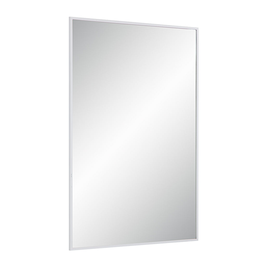 Orchid 35.5" Tall Rectangular Mirror, Matte White