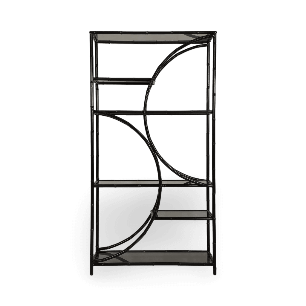 Hinton Black Iron Etagere