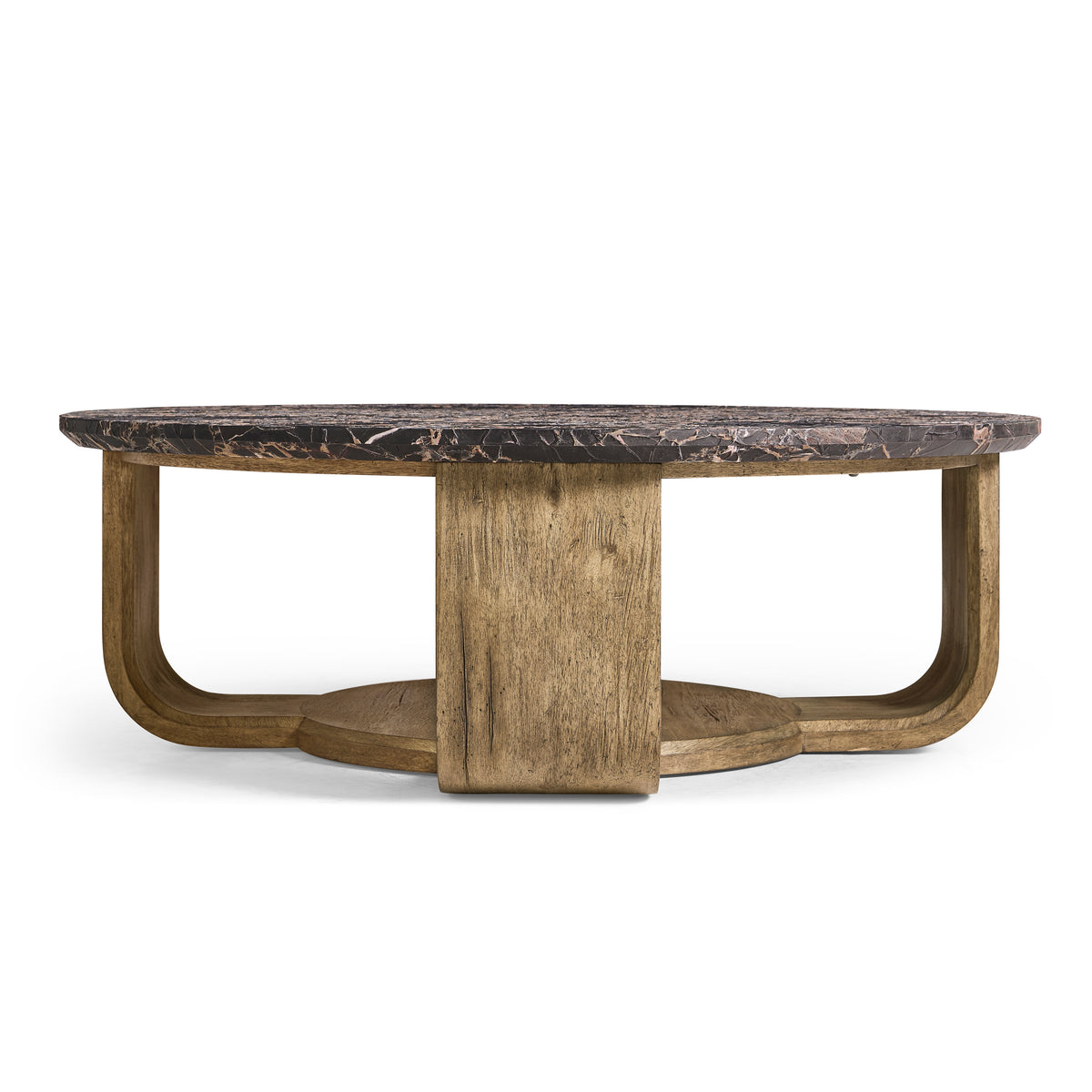 Stone Ridge Round Marble Cocktail Table