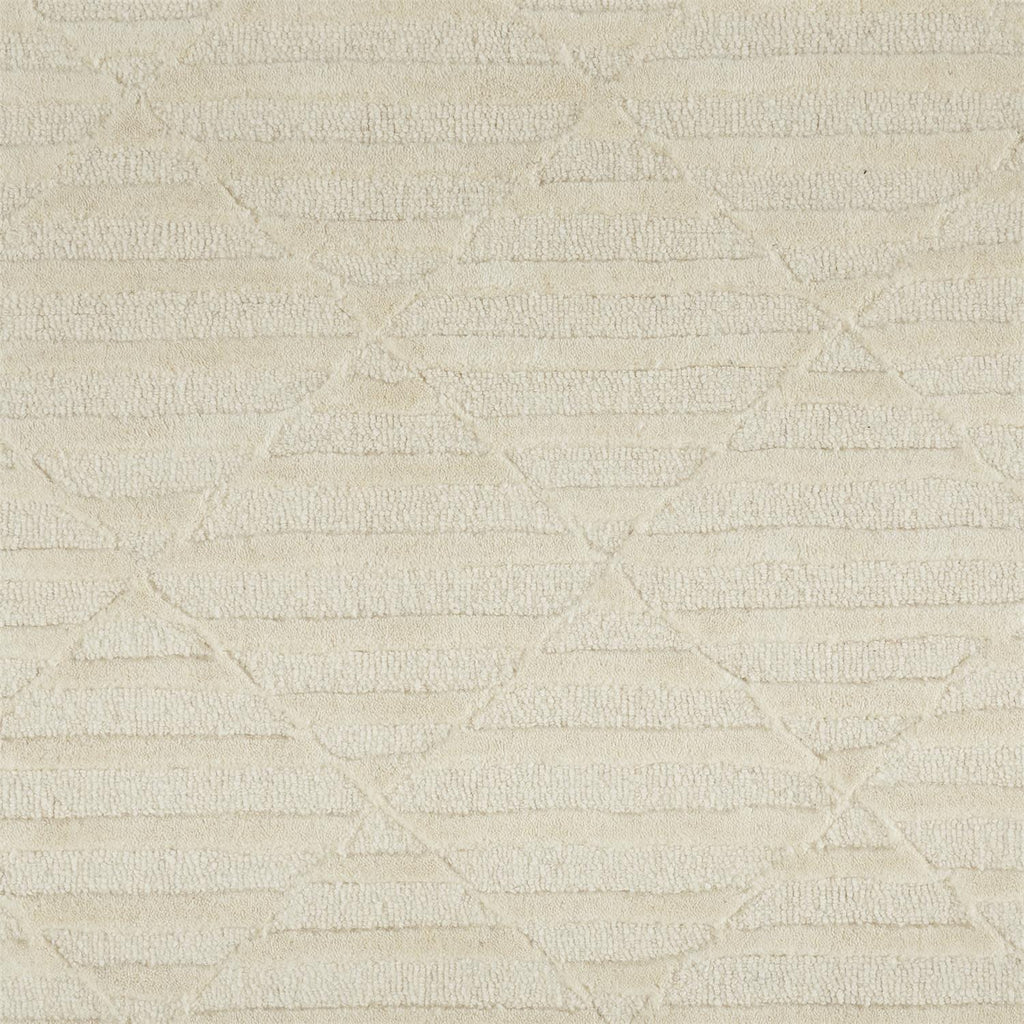 Basse Transitional Solid Ivory Area Rug (8' x 10')