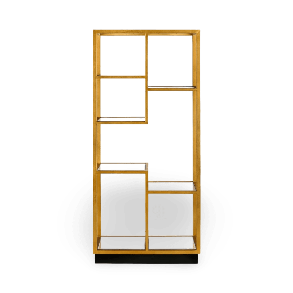 Haynes Etagere - Gold Leaf