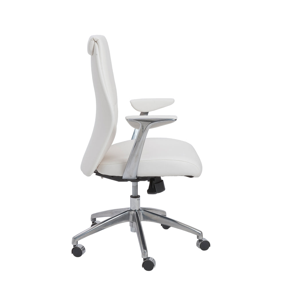 Crosby Low Back Office Chair - White