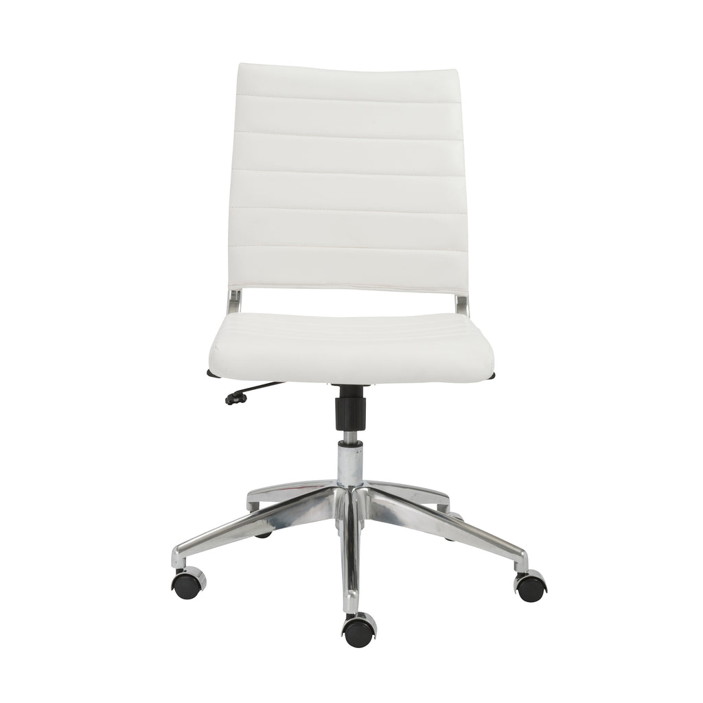 Axel Low Back Office Chair w/o Armrests - White