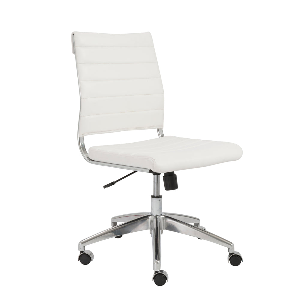 Axel Low Back Office Chair w/o Armrests - White