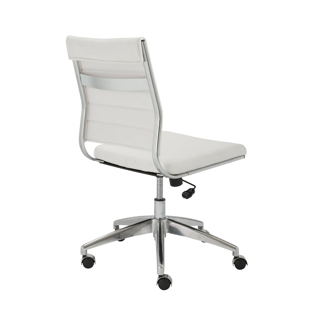 Axel Low Back Office Chair w/o Armrests - White