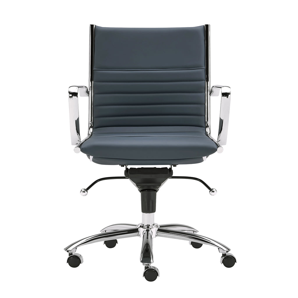 Dirk Low Back Office Chair - Blue