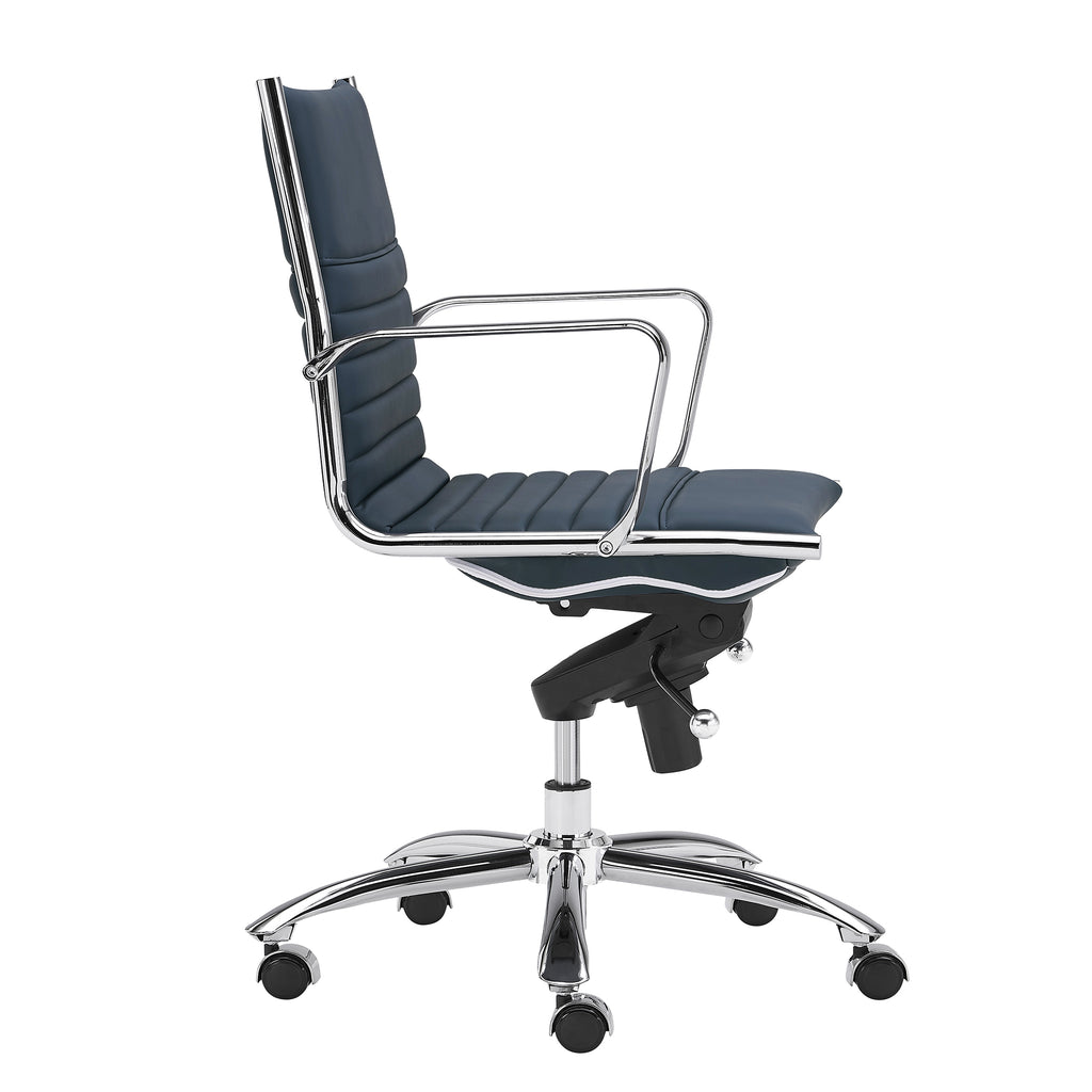 Dirk Low Back Office Chair - Blue