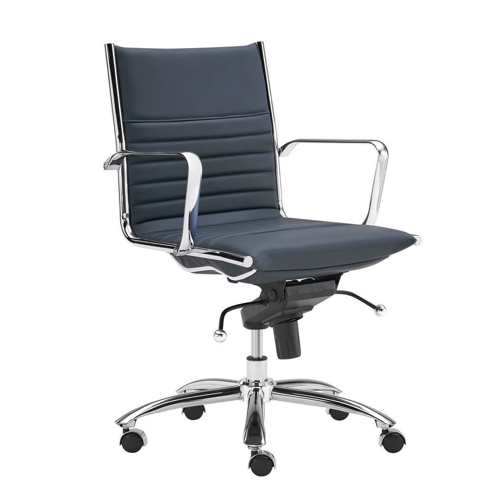 Dirk Low Back Office Chair - Blue