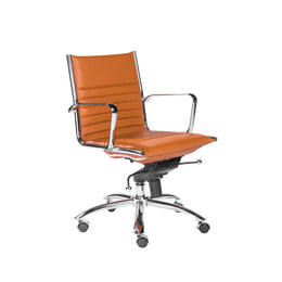 Dirk Low Back Office Chair - Cognac