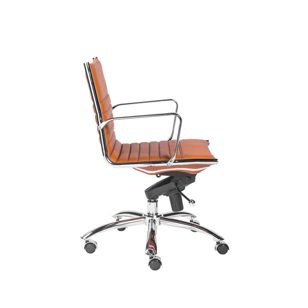 Dirk Low Back Office Chair - Cognac