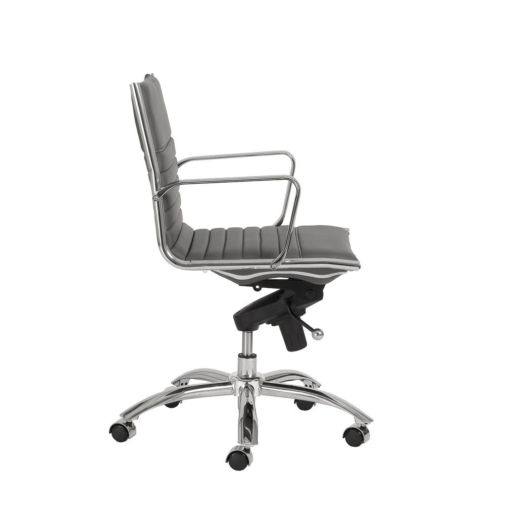 Dirk Low Back Office Chair - Grey