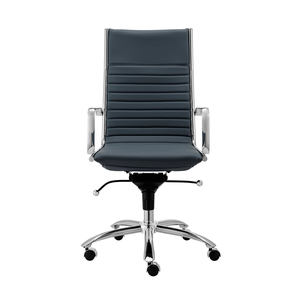 Dirk High Back Office Chair - Blue