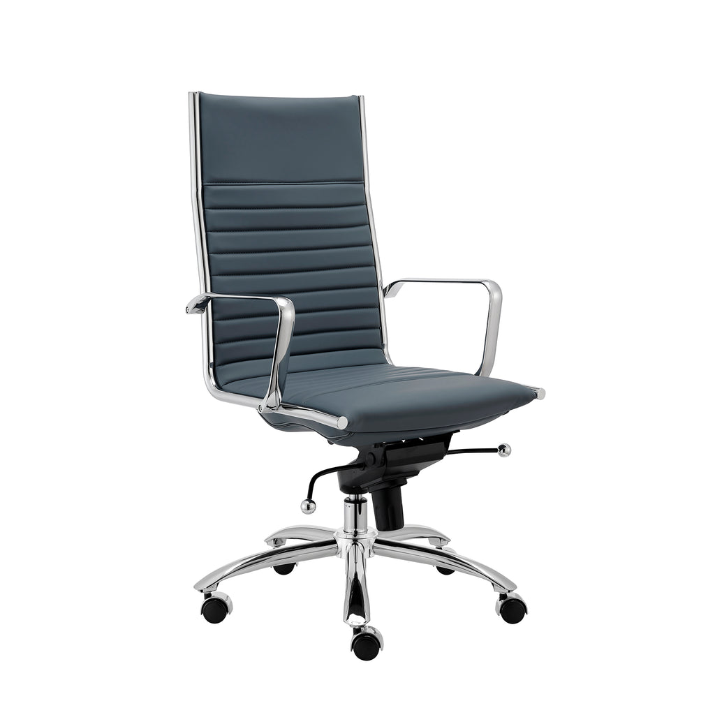 Dirk High Back Office Chair - Blue