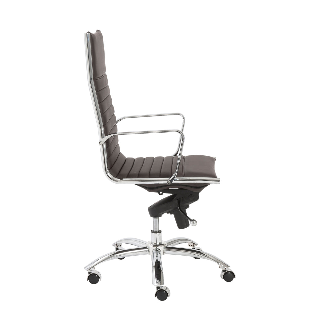 Dirk High Back Office Chair - Brown