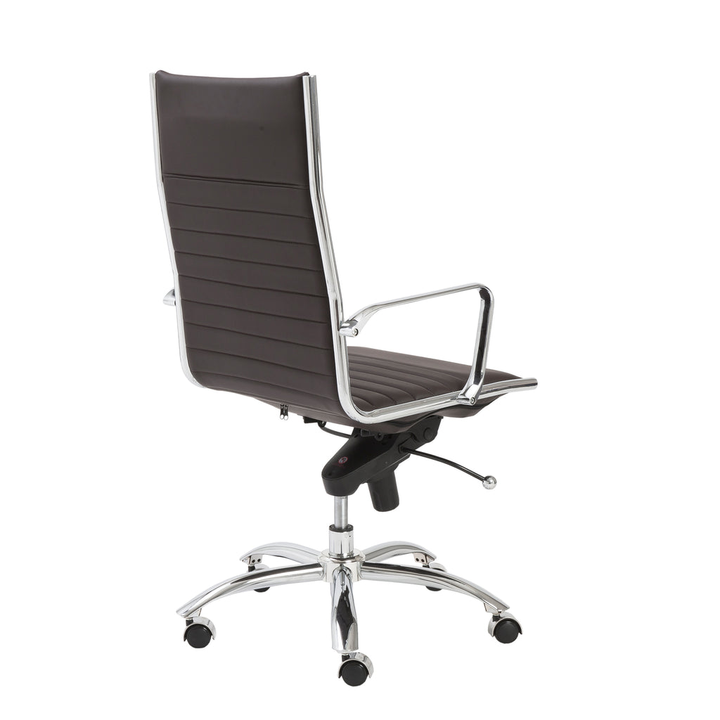 Dirk High Back Office Chair - Brown