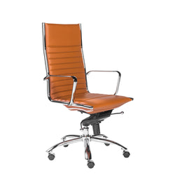 Dirk High Back Office Chair - Cognac