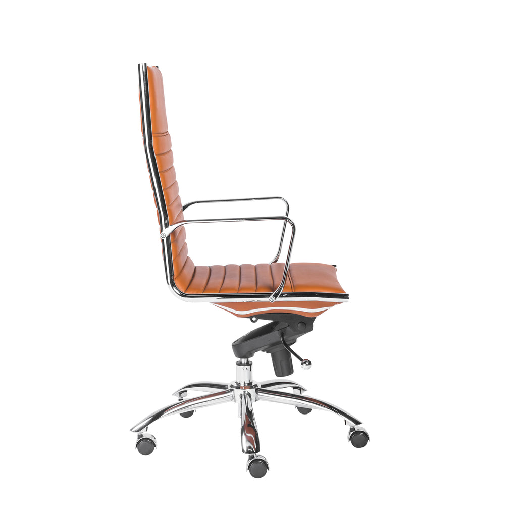 Dirk High Back Office Chair - Cognac