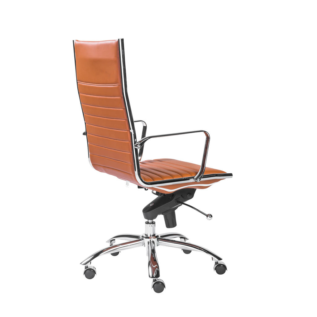 Dirk High Back Office Chair - Cognac