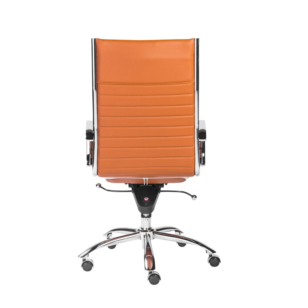 Dirk High Back Office Chair - Cognac