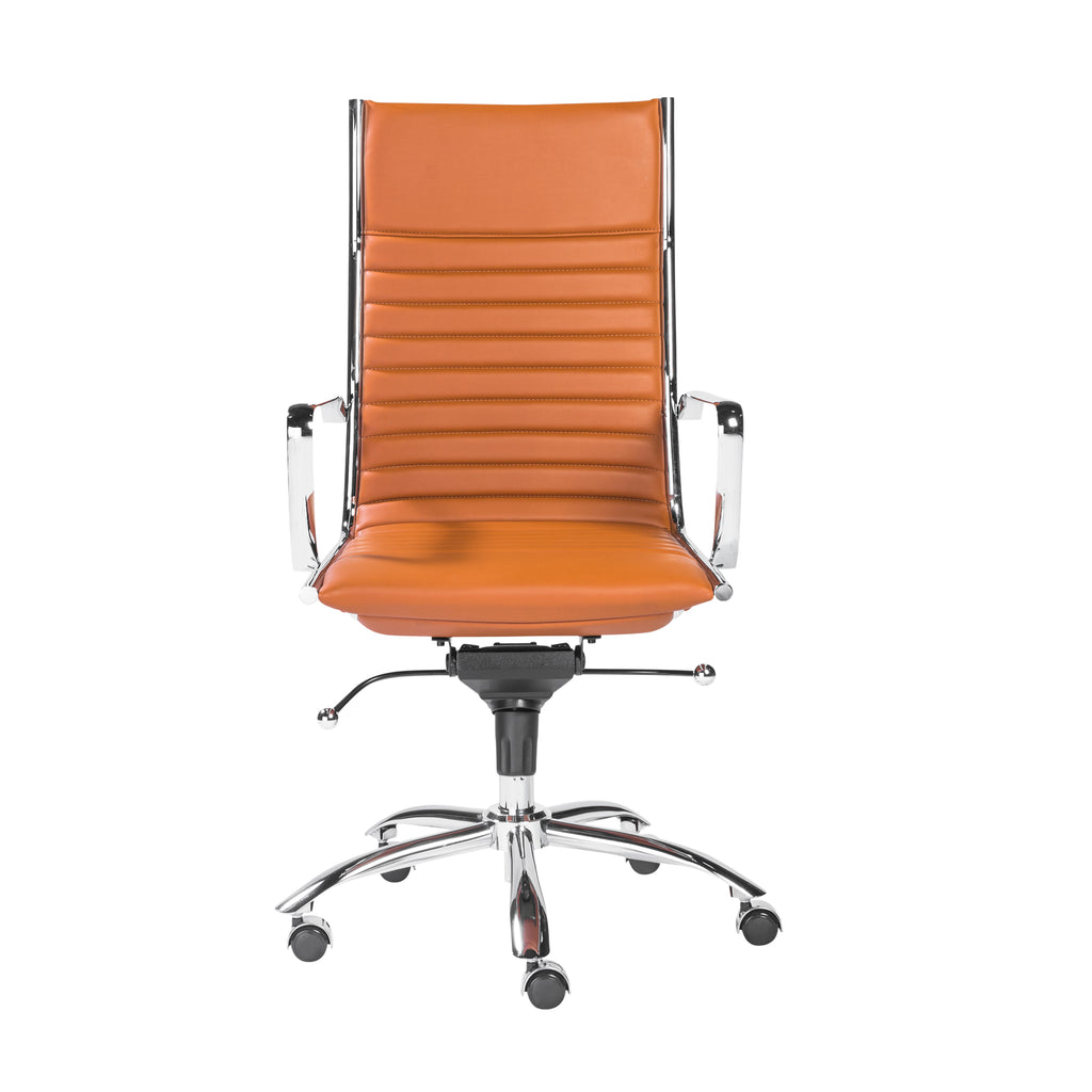 Dirk High Back Office Chair - Cognac