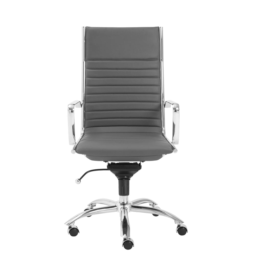 Dirk High Back Office Chair - Grey