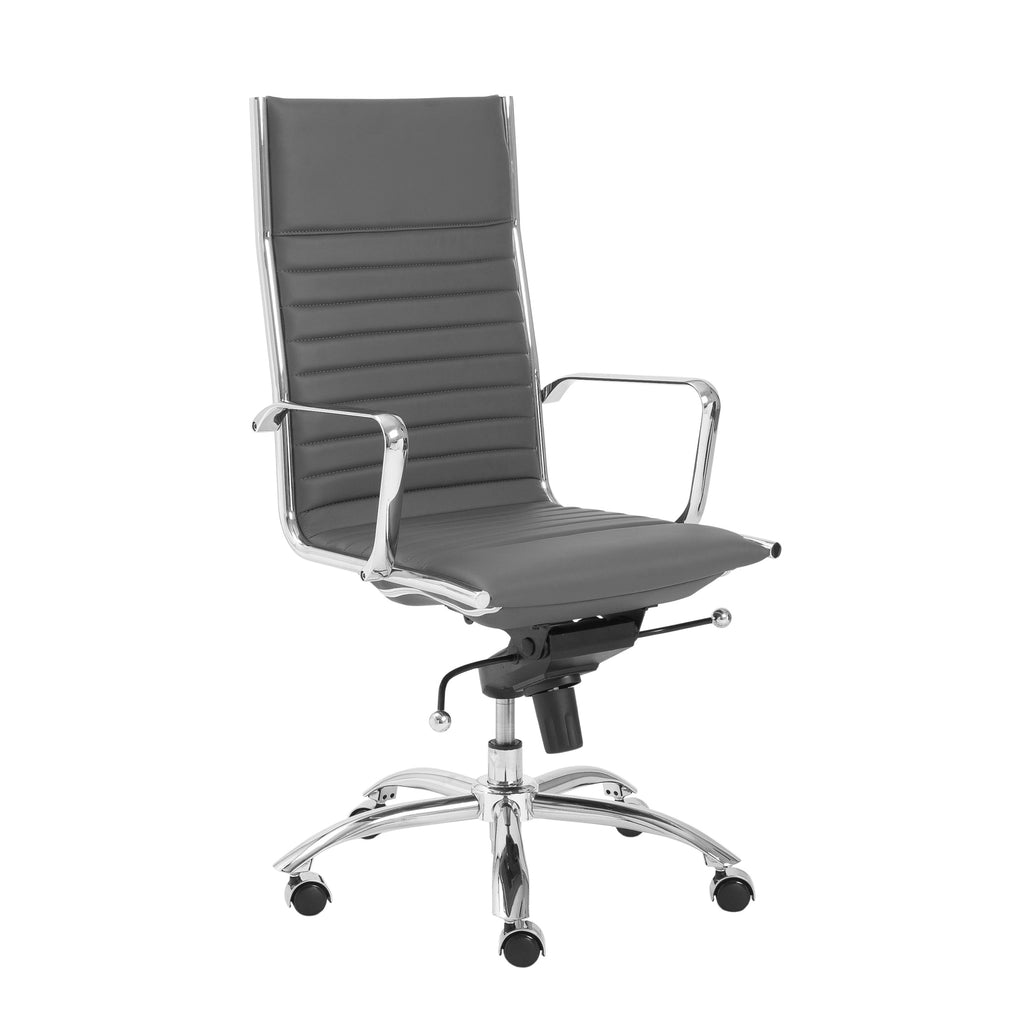 Dirk High Back Office Chair - Grey