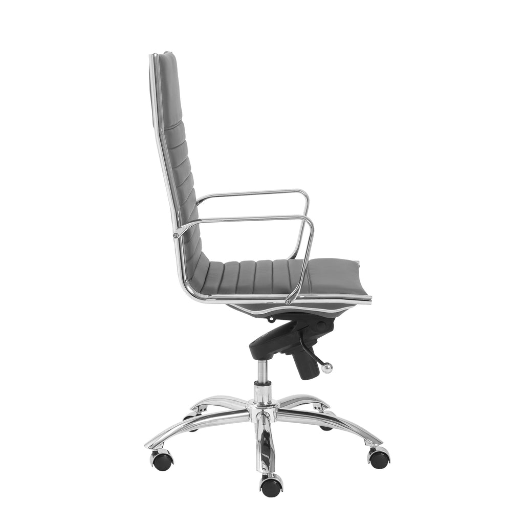 Dirk High Back Office Chair - Grey