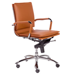 Gunar Pro Low Back Office Chair - Cognac