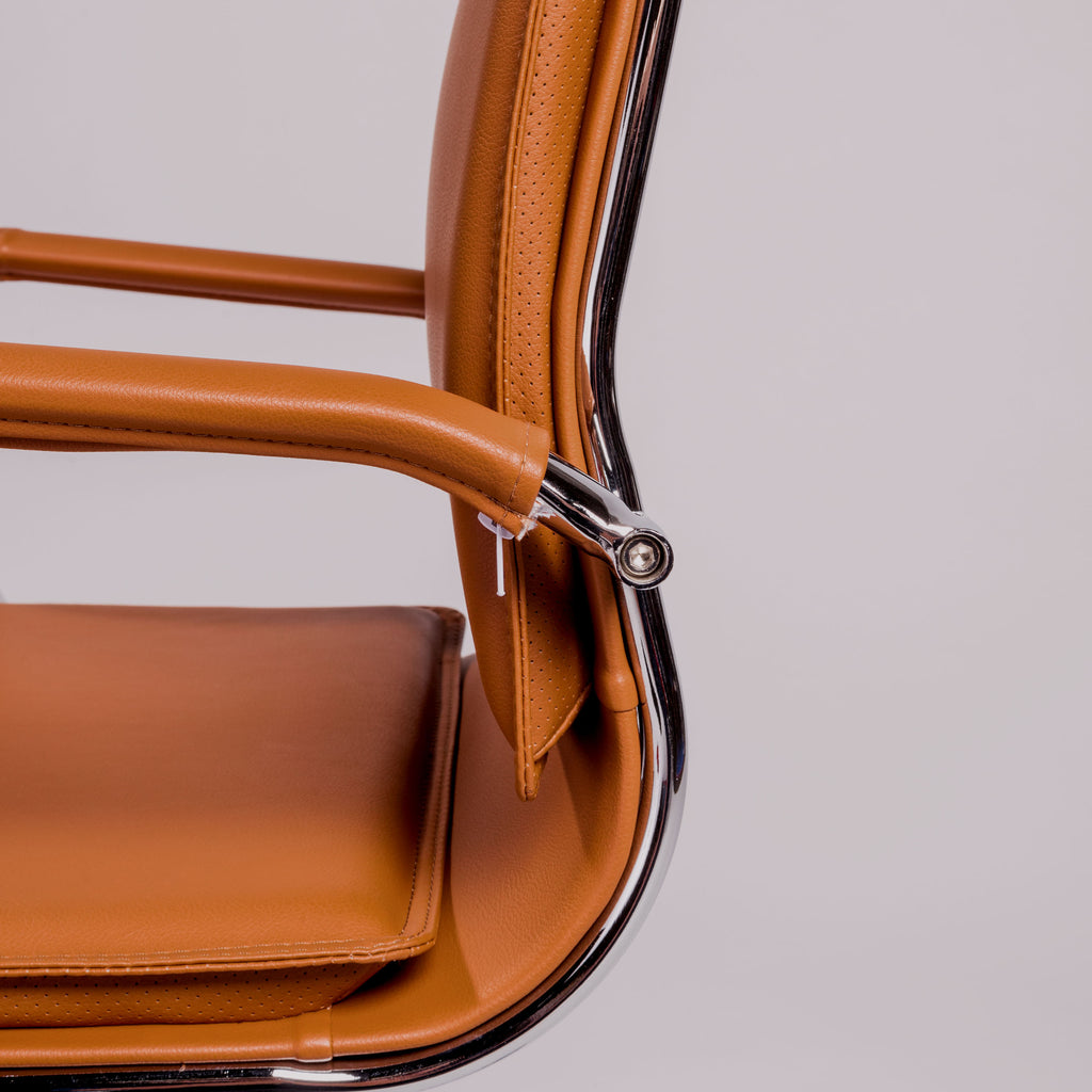 Gunar Pro Low Back Office Chair - Cognac