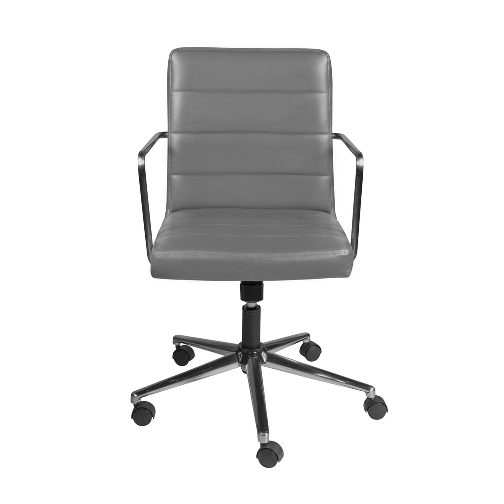 Leander Low Back Office Chair - Grey